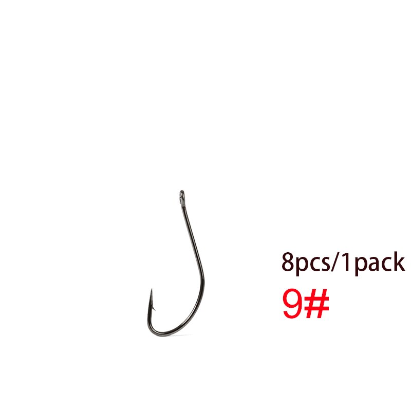 3Bags 56535 Fishing Tackle Hooks Saltwater Assist Hook Carp Hooks Japan Fishing Hooks Sea Jig Head Hook Circle Fishing Hook: 9