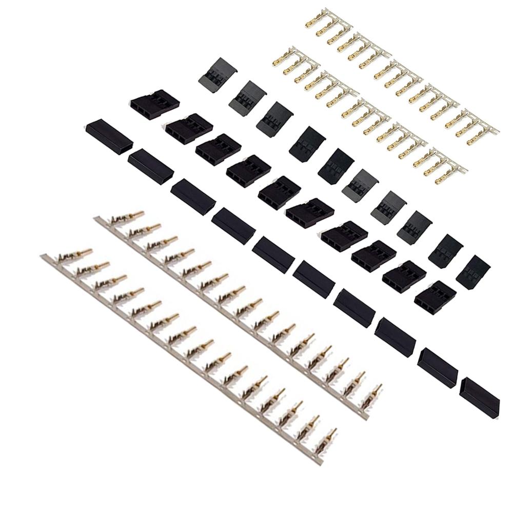 Connecteur de récepteur Servo Jr Futaba, 5/10 paires de connecteurs avec serrure et bornes en plaqué or pour batterie RC: 10 Pairs Futaba