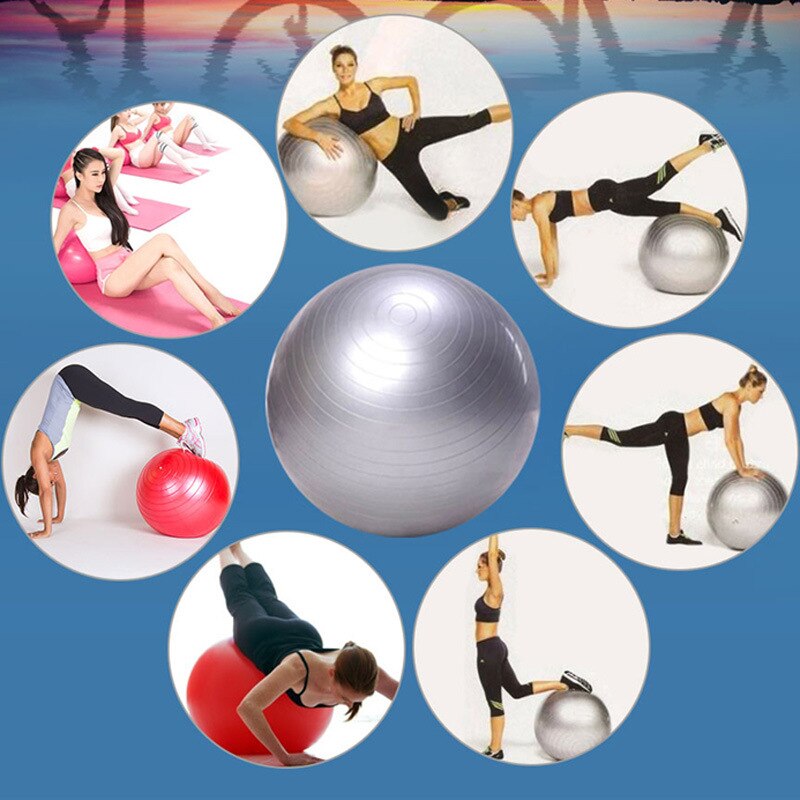 Pelota de Yoga para Fitness, Pilates, gimnasio, Fitball, tren de masaje, ejercicio de equilibrio, deporte, Fitness, silla, pelota inflable suave de 55-75cm