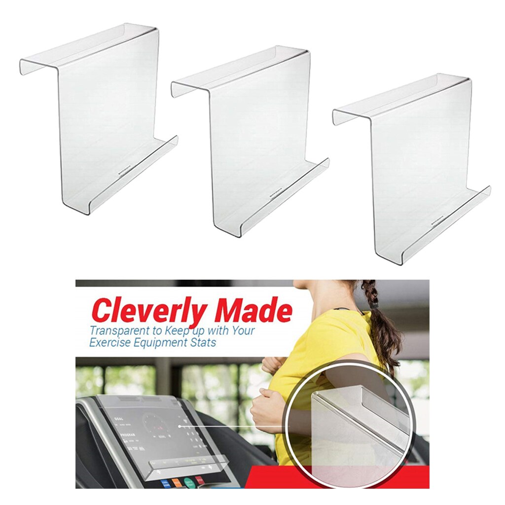 3Pieces Fitness Equipments Dashboard Reading Display Supporter Book Tablet Racks