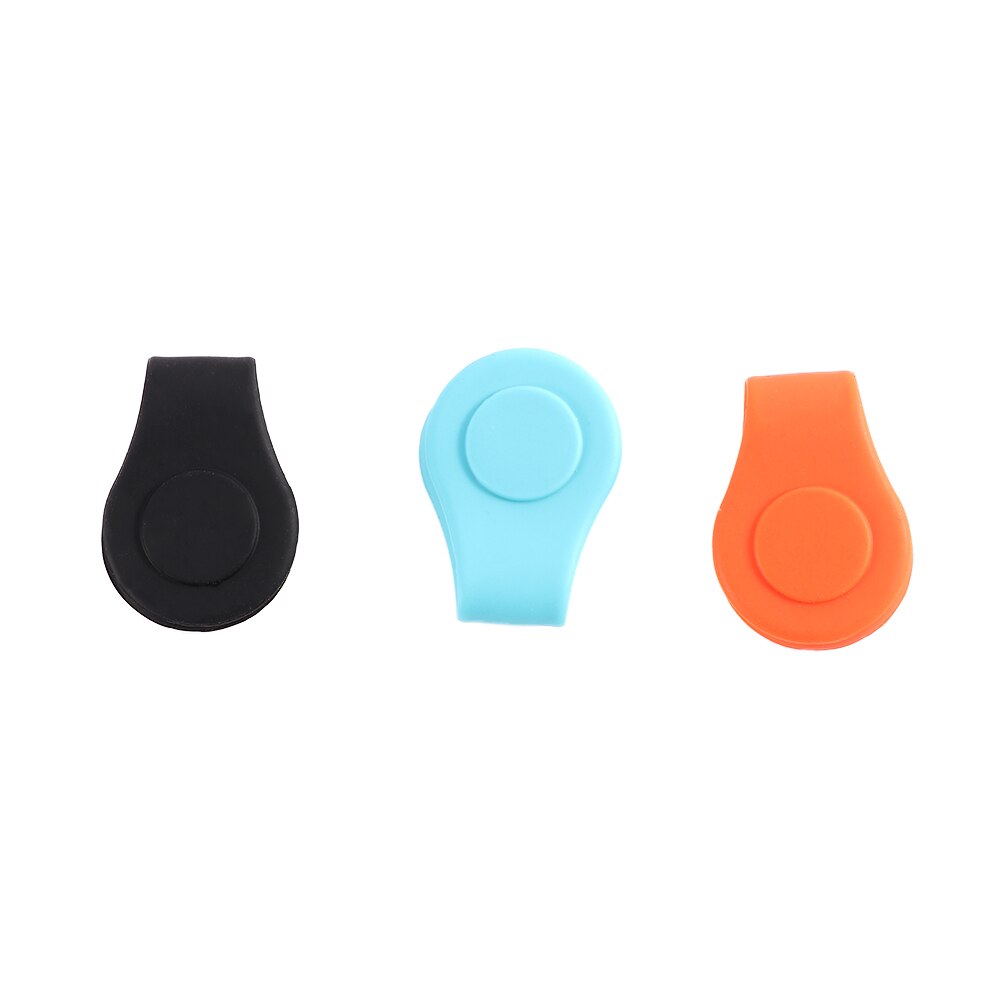 Soporte de silicona para sombrero de Golf, marcador de pelota con fuerte imán, para cinturón de bolsillo, accesorios de para ropa, 2 uds.