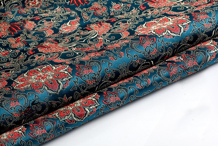 75 x 50cm brokade silke stof damask jacquard tøj kostume polstring møbler gardin tøj materiale patchwork: 5
