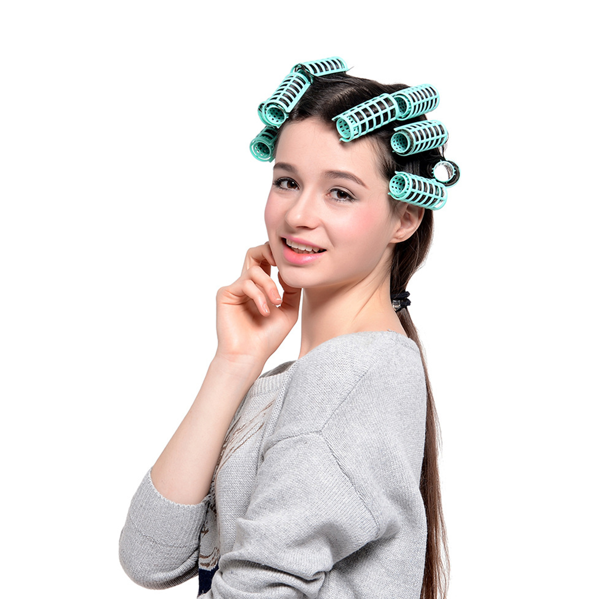 30-teiliges Lockenwickler-einstellen, selbsthaltende Lockenwickler für Friseure, DIY-Lockenfrisur-Werkzeug, leichte Lockenwickler für Frauen, Lockenwickler