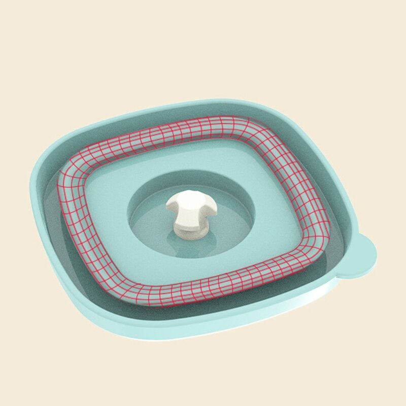 6Pcs/Set Baby Food Organizer Freezing Cubes Tray Pots Freezer Storage Container A2UB