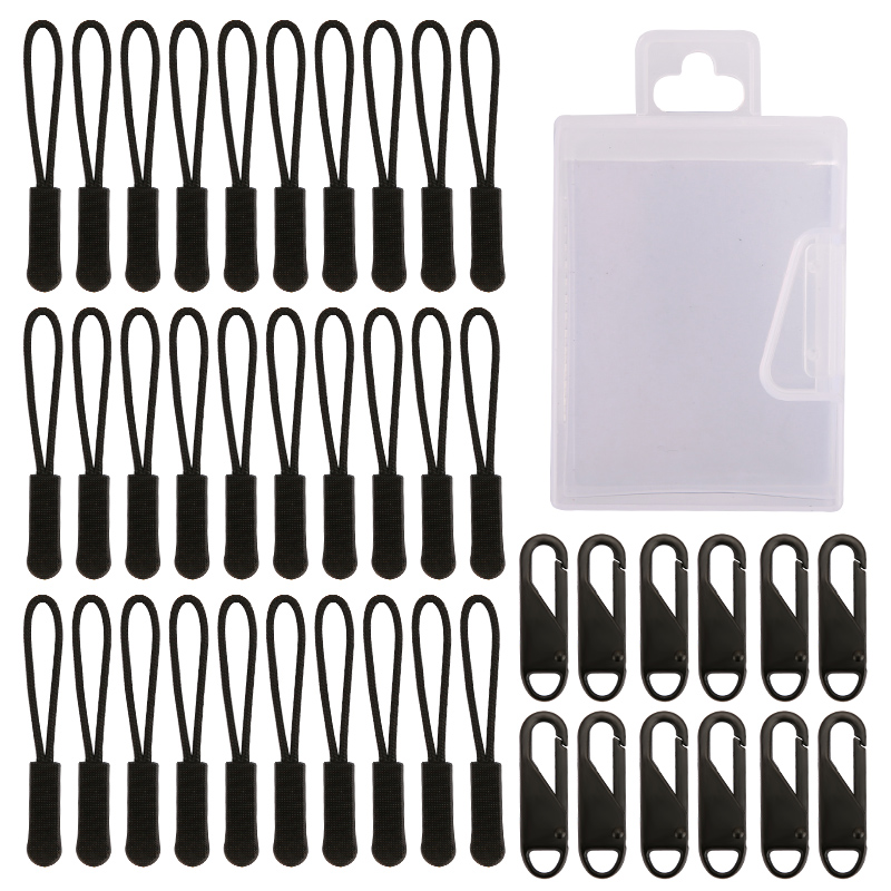 10/11/20/21 Uds. Tiradores de cremallera de repuesto extensor de cable para mochilas chaquetas equipaje monederos bolsos
