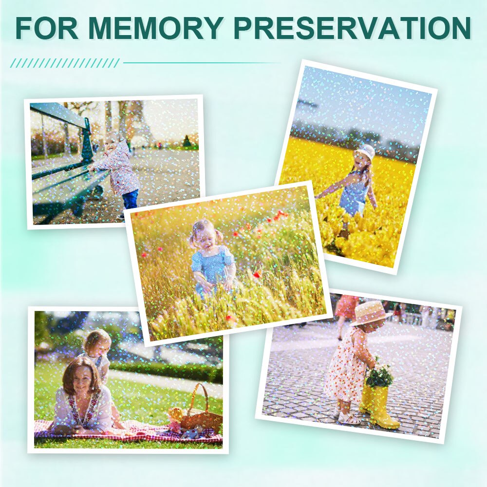 10 Vellen A4 Holografische Foto Lamineren Film Glanzende Folie Plakband Plastic Film Stempelen Op Papier Voor Laminator Machine