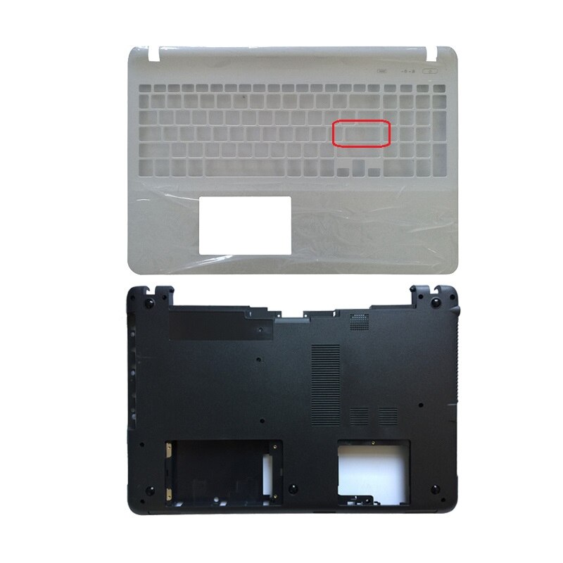 Sony vaio svf 152 c 29v svf 153 a 1qt svf 15 a 100c svf 152100c svf 1521 q 1rw svf 152 a 29u kämmentuen yläkansi/alakotelon kansi: Valkoinen pieni palautus d