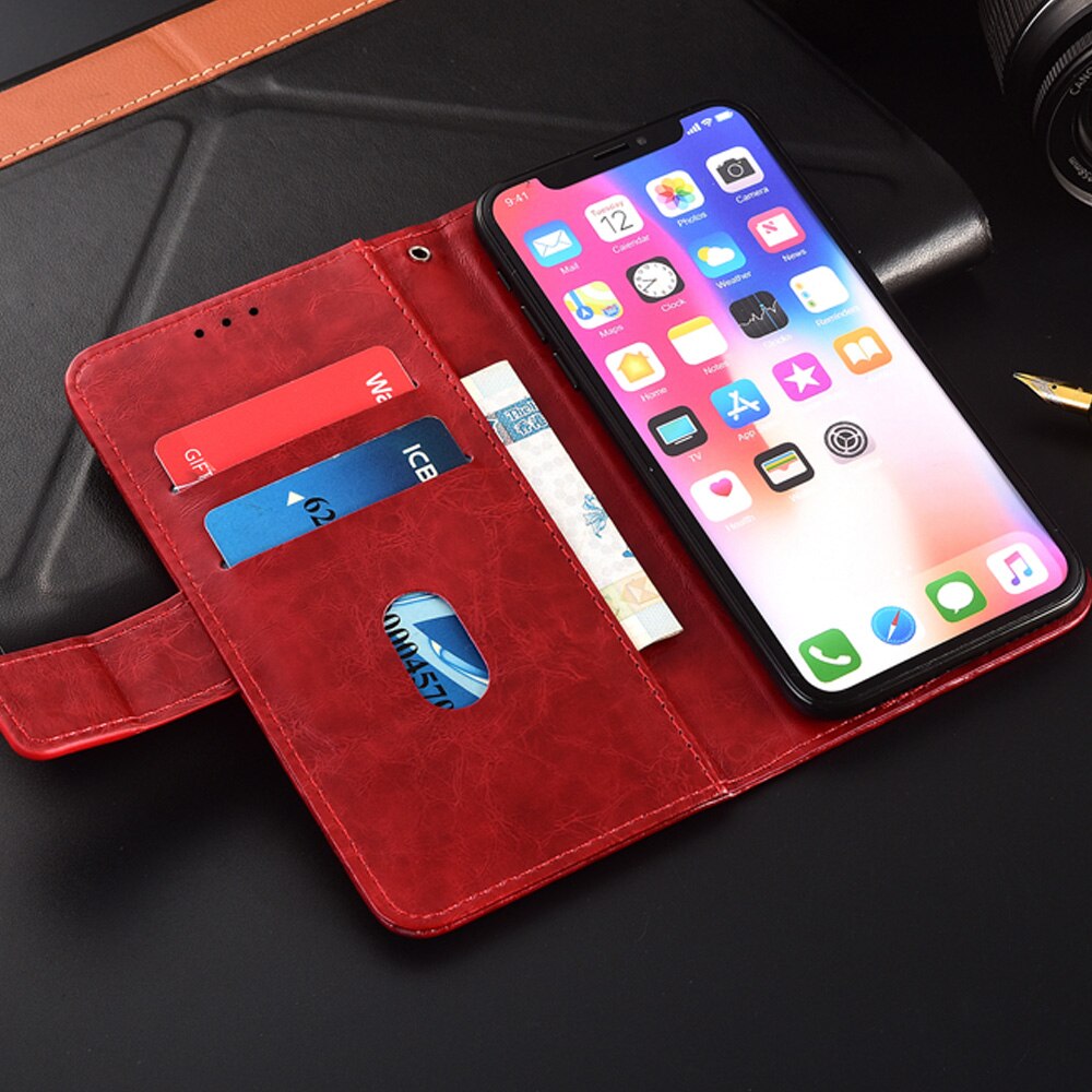 Flip Pu Leather Case Voor Cubot Note 7 Funda 3d Bloem Stand Kaarten Portemonnee Telefoon Zakken Met Riem