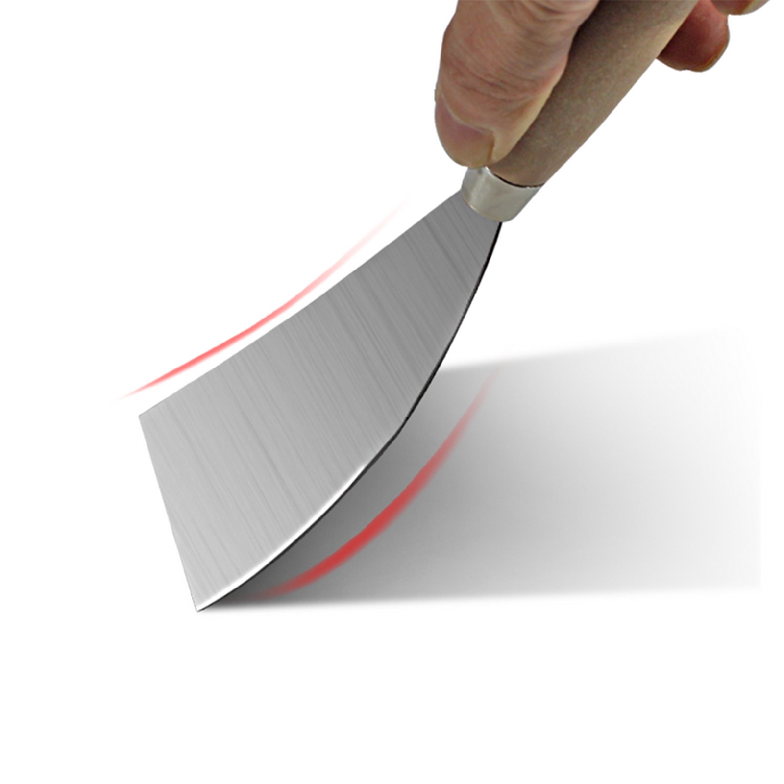 4pcs Putty Knife Scraper Blade Shovel Carbon Steel Plastic Handle Wall Plastering Knife Hand Tool Construction Tools