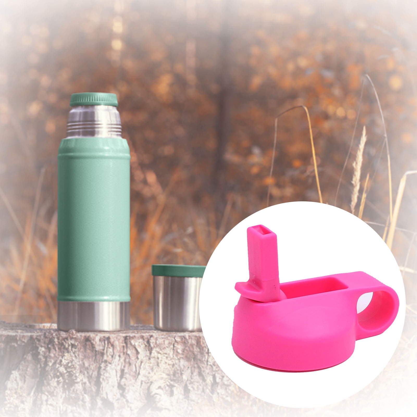 Vacuüm waterfles rietje deksel voor hydro-flask rietje klapdeksel 12 16 18 20 32 40 64oz brede mond waterfles stevige deksel