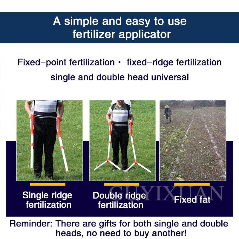 Manual multifunctional fertilizer, planter, sugar cane, fertilizer applicator, agricultural equipment