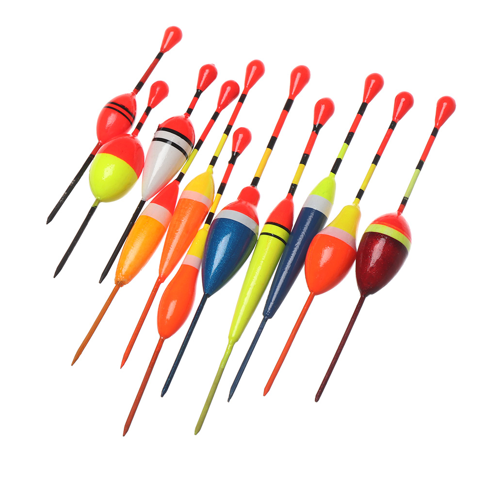 2pz 8.5/9/11/12 centimetri di Luce Bastone Galleggianti Del Ghiaccio adescare di Pesca Galleggianti Bobber Formati Assortiti pesca Fluttuano Schiuma boa Accessorio