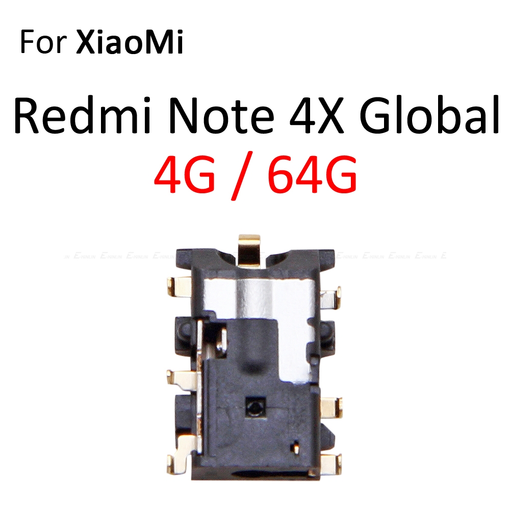 Ear Earphone Headphone Jack Audio Port Connector Flex Repair Parts For XiaoMi Redmi Note 5A 4X 4A 4 3 Pro: ForRedmiNote4XGlobal