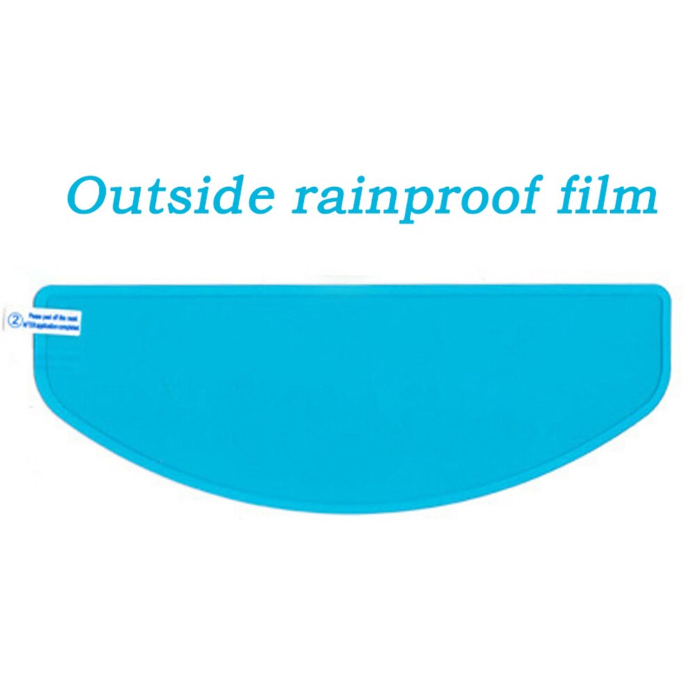 Película antivaho Universal para casco de motocicleta, película adhesiva de recubrimiento Nano duradero, accesorios para casco: rainproof film3