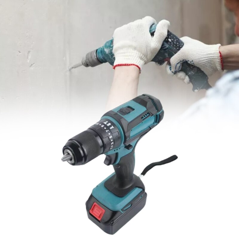 13mm bezprzewodowy bezszczotkowy wpływ wiertarka elektryczna śrubokręt kompatybilny 1815 1820 1830 1840 1850 1860 litowo zasilany z baterii