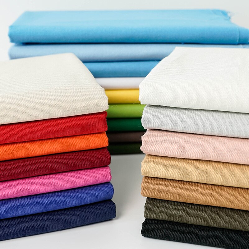 Katoenen canvas stof voor doe-het-zelf schoenen tassen gordijn verf bekleding woondecoratie textiel