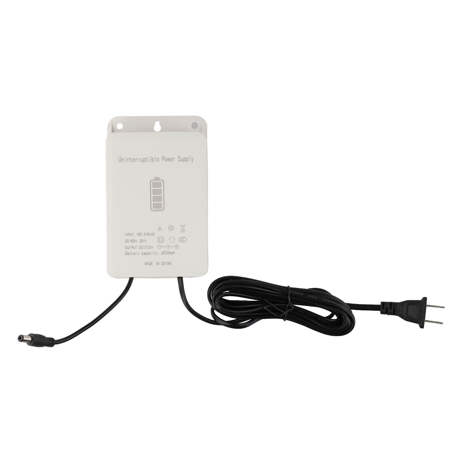 DC12V-2A 6000mAh fuente de alimentación ininterrumpida Mini UPS interfaz de respaldo de batería adaptador de fuente de alimentación ininterrumpida