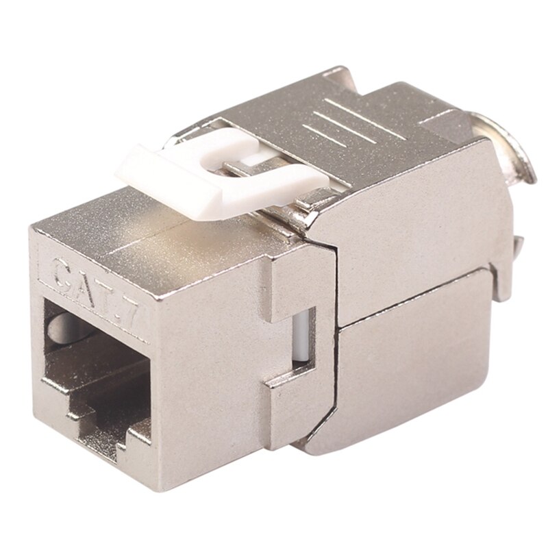 Network Interface,Rj45 Jack Network Cable Interface Rj45 Shielded Keys Tone Ethernet Module Jack Suitable for Cat7 Cable: Default Title