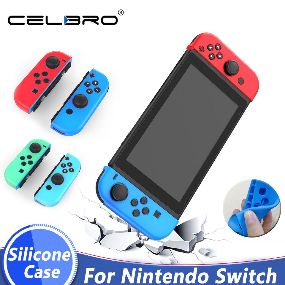 1Set Silicone Beschermende Huid Case Voor Nintendo Nintend Schakelaar Vreugde Con Cover Voor Nintendoswitch Ns Joycon Controller Accessoires