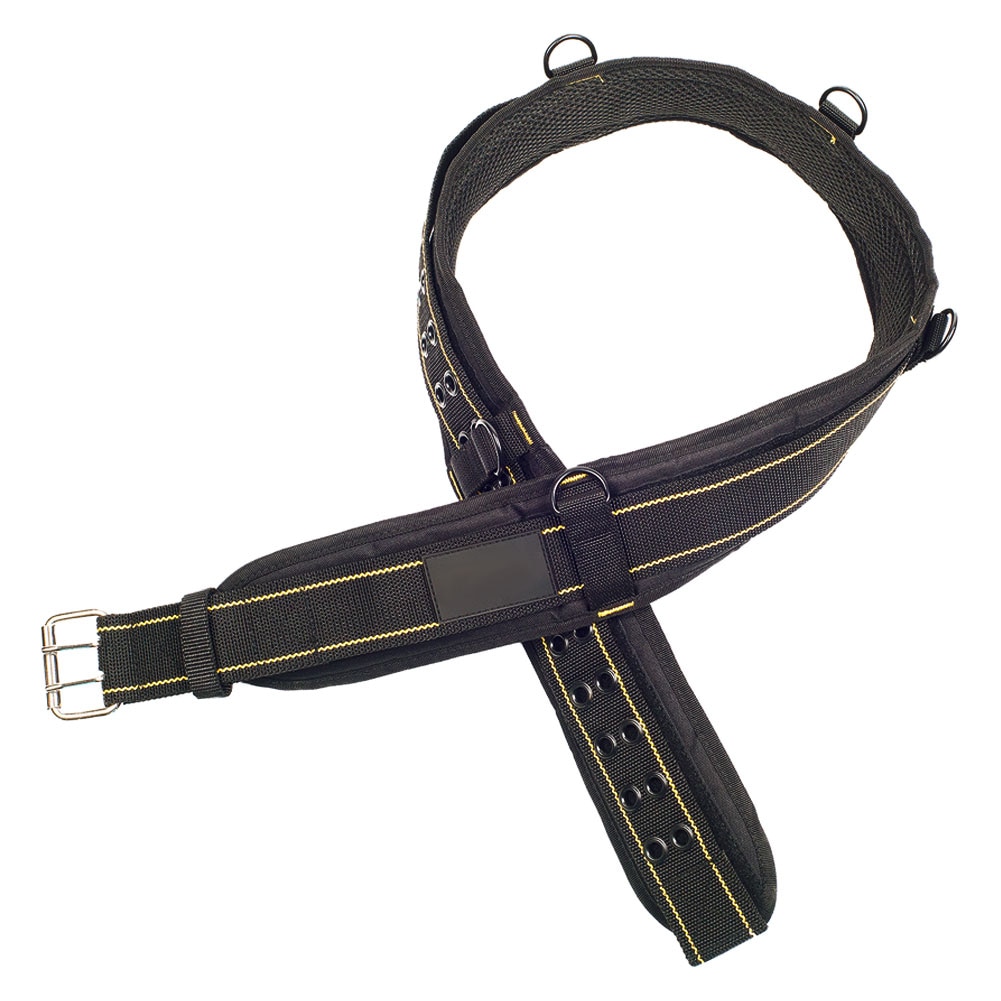 3 Inch Padded Tool Belt Work Tool Belt with Quick Release Buckle Back Support Adjustable Waist for Technician Heavy Duty Work