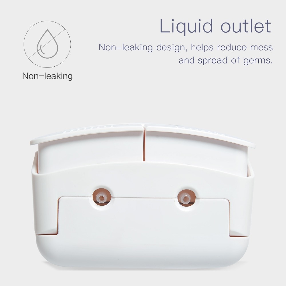 Wall Mounted Double Manual Liquid Soap Dispenser Hand pressing Shower Body Lotion Shampoo manual soap dispenser 550ml*2