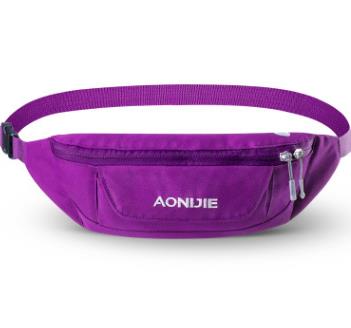 AONIJIE Unisex Waistpack Pouch Outdoor Camping Wandelen Hardlopen Taille Zakken Taille Zakken Met Verstelbare Riem: purple