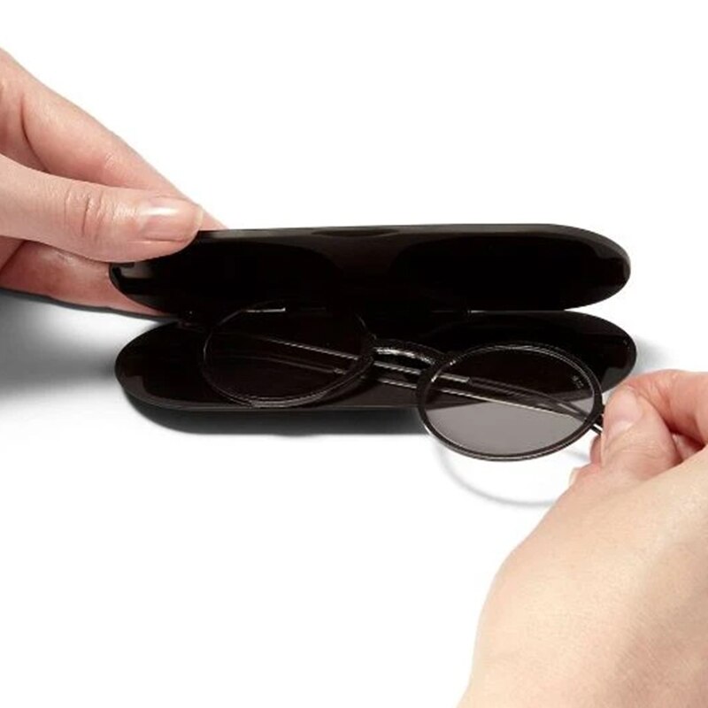 Leesbril Retro Ronde Unisex Brillen Kleine Frame Vergrootglas Eyewear Met Magnetische Case 1.0 1.5 2.0 2.5 3.0 3.5 4.0