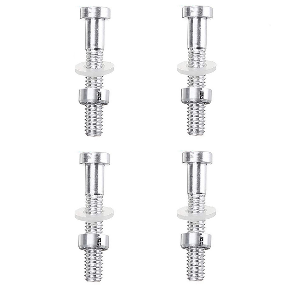 4pcs Turntable Mounting Screws - Metal Headshell DIY Replacement Parts for LP Vinyl Record Players