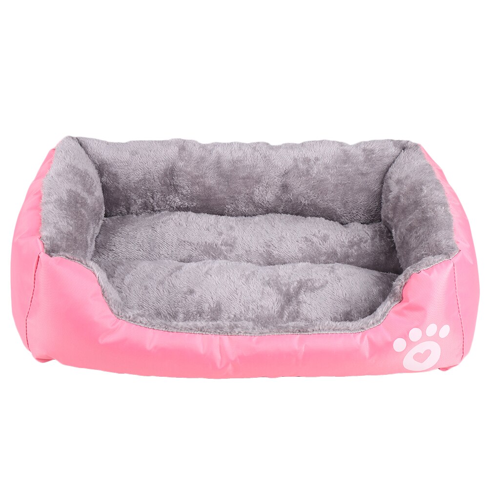 (s -2xl)  katte hundeseng varm hundehus blød fleece rede hundekurve måtte efterår vinter kæledyrsseng til små mellemstore kæledyr: B / L 68 cm x 55 cm x 16cm