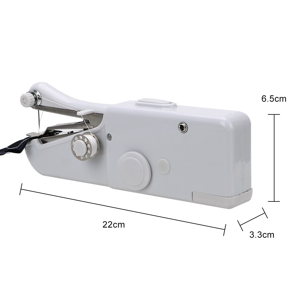 Electronic Sewing Machine Portable Household Quick Stitch Sew Needlework Cordless Clothes Fabrics Mini Hand Sewing Machine