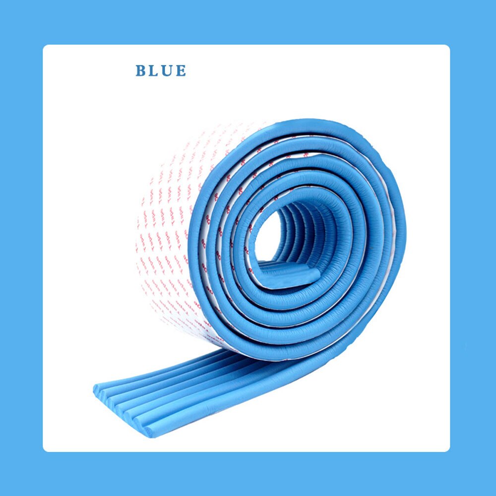 2M Free Stick Baby Safety Corner Protector Children Protection Furniture Corners Protection Child Safety Table Corner Protector: Blue
