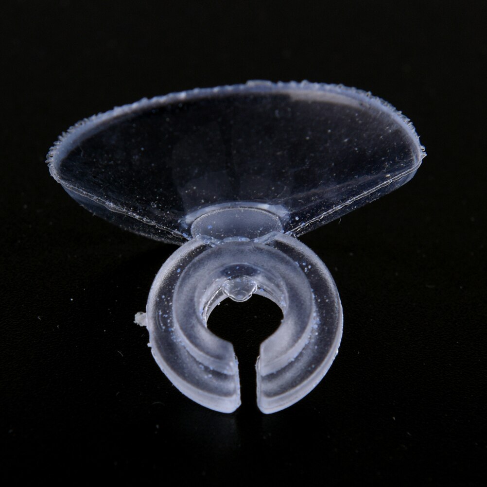 4 stk højkvalitets sugekopper knap rigtig stærk pind svampehoved plastik sugekop gennemsigtig 2.5*2cm