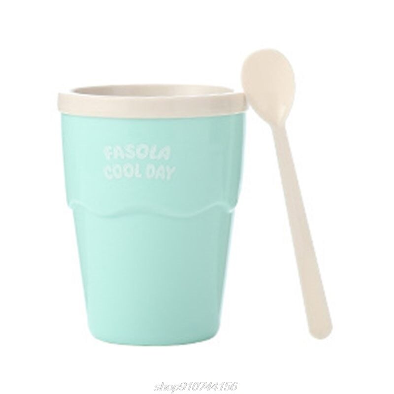 Slushy Mug Magic Slush Ice Maker Machine Freeze Cup for Household Water Ice in Seconds N23 20: Green