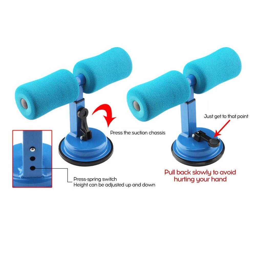 Multifunctionele Fitness Sit-Ups Assist Device Osculum Soort Vacuüm Zuignap Abdominale Curl Extra Apparaat