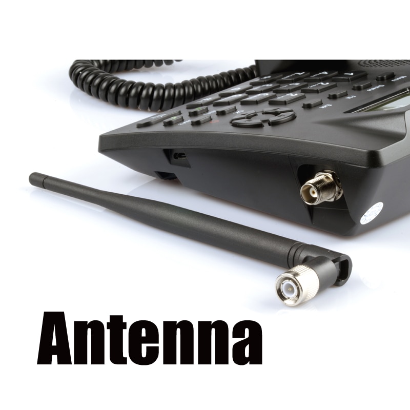 Gsm 850/900/1800/1900 mhz fast hem trådlös telefon inspelning fm radio  mp3 tnc antenn på ryska engelska franska arabiska italienska