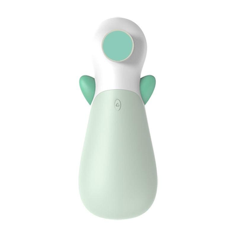 Elektrische Baby Nail Trimmer Stille Baby Nagelknipper Anti-Snuifje Manicure Set Automatische Pauze Bescherming Baby Veiligheid Zorg: Green