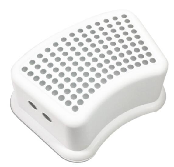 Extra Brede En Tall Baby Kids Stap Voet Kruk Met Verwijderbare Antislip Pads: Grijs