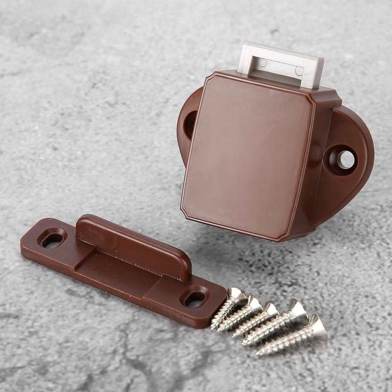 boat marine yacht rod Zinc Alloy Keyless Push Button Catch Lock For Boat RV Drawer Cabinet Door Knob boat