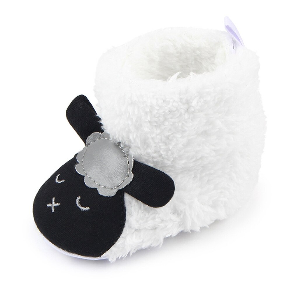 Baby Winter Warm Booties Leuke Cartoon Dier Stijl Fleece Snowboots Non Slip Peuter Babyschoenen