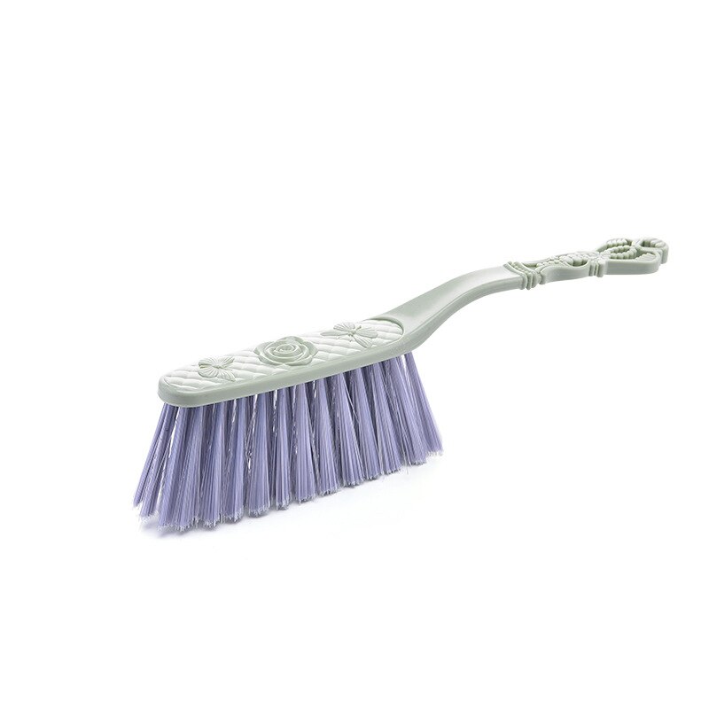 Escoba y recogedor pequeño de plástico para el hogar, cepillo de limpieza de superficies para sofá y cama, artículos diversos de escritorio, cepillo de barrido para Cocina: Green Brush