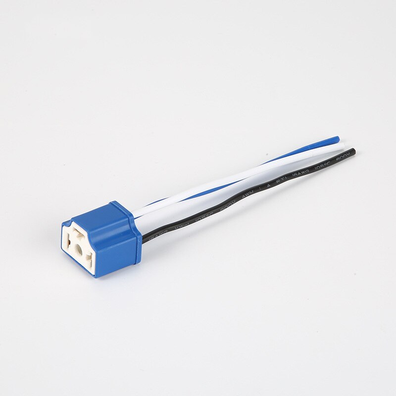 H1 H4 H7 Car Headlight Bulb Socket Lamp Base Ceramic Female Adapter Wire Harness Light Connector LED Accessories