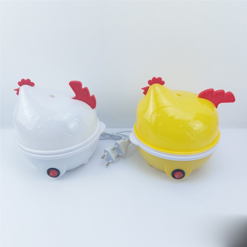 Chick-Shaped 7 Boiled Egg Steamer Pestle Microwave Egg Cooker Cooking Tools Steamed Eggs Noodles Heating Milk Kitchen Gadget
