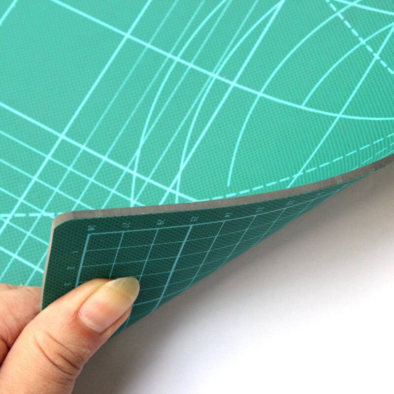 Pvc Cutting Pad A3 A4 Rectangular Grid Line Diy Model Tool Board Pad Tool Fabric Leather Paper Model Self-healing Cutting Board