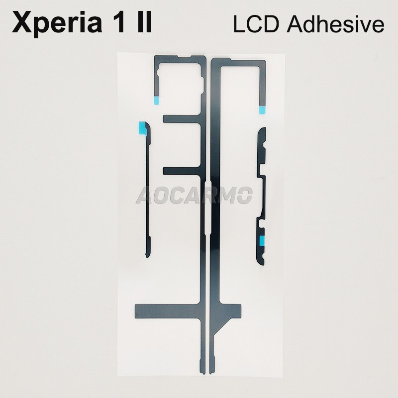 Aocarmo Voor Lcd-scherm Adhesive Back Cover Rear Behuizing Deur Sticker Lijm Tape Voor Sony Xperia 1 Ii X1ii MARK2: LCD Adhesive