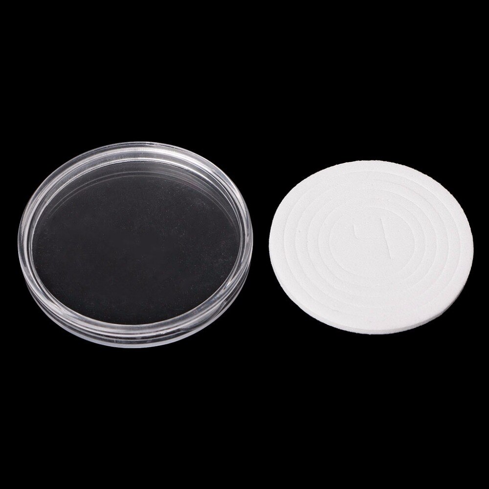 Plastic Coin Storage Cases Capsules Holder 46mm Clear Container Display Box#H0VH#