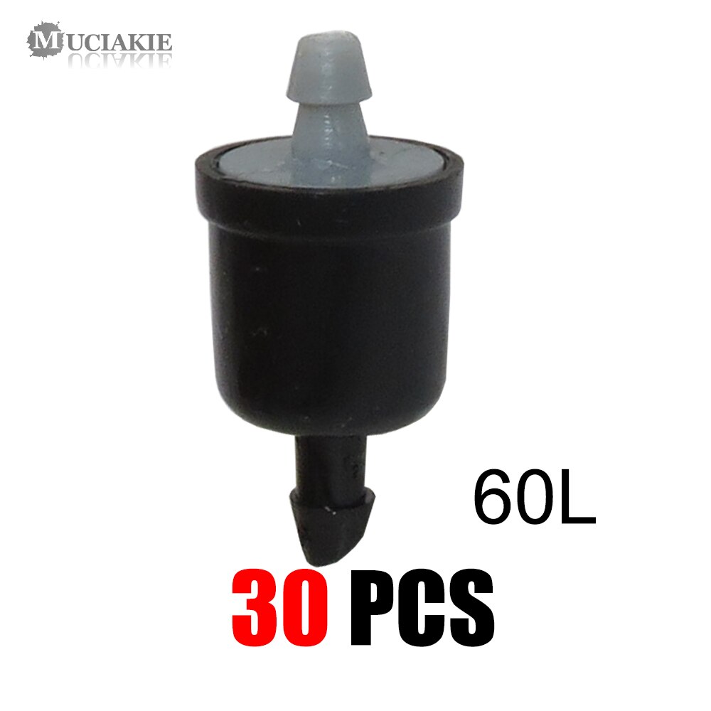 MUCIAKIE 4/6/8/10/20/30/40/50/60L Mini Pressure Compensating Drip Emitter Self-cleaning Durable Garden Irrigation Fixed Flow: Navy Blue