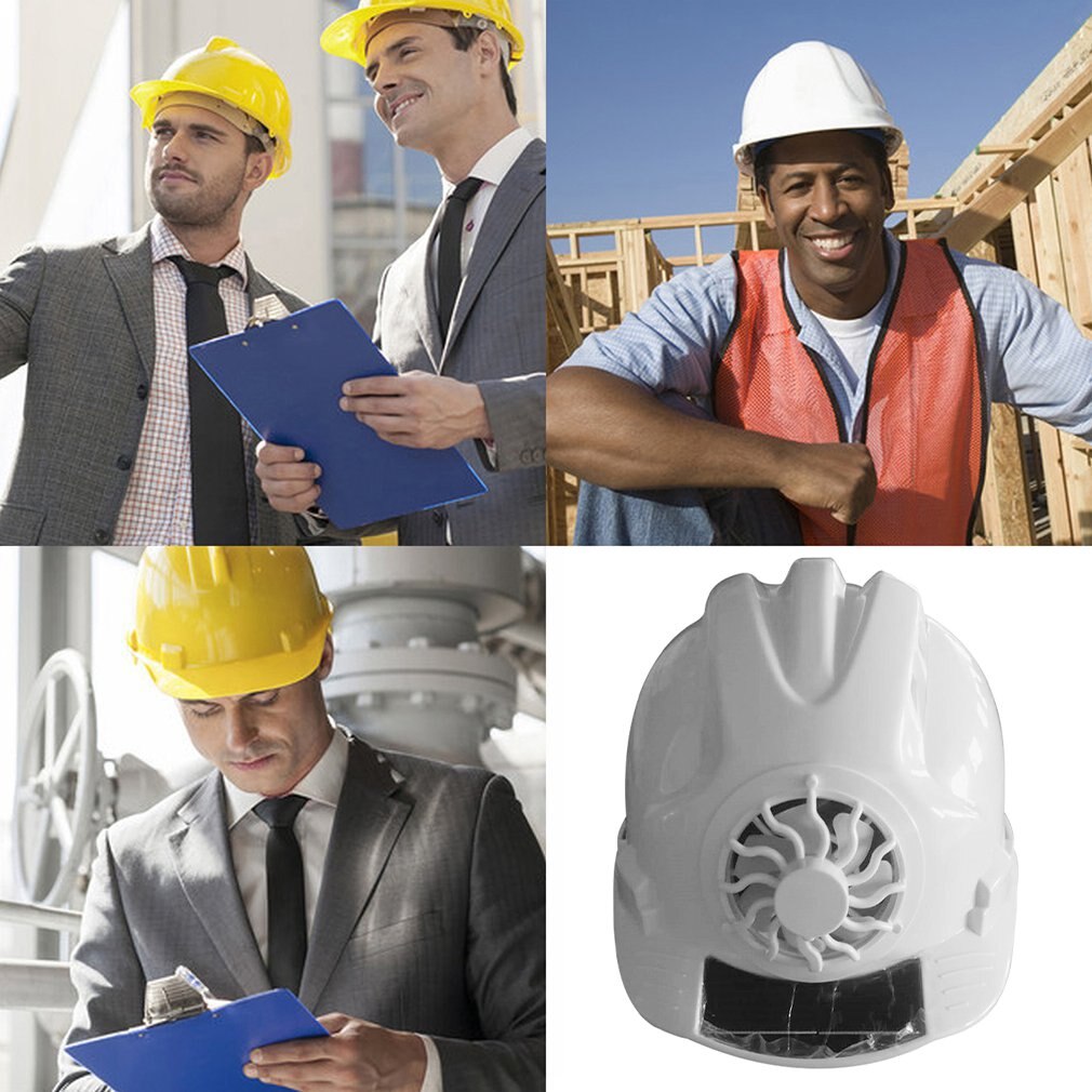 Safety Helmet With Fan 2.0 Construction Shading Sun Protection Solar Charging Helmet Construction Helmet Air Conditioning Hat