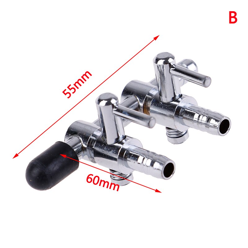 Distributor Aquarium Stainless Steel Lever Fish Tank Durable Oxygen Pump Accessories Splitter Air Flow Control: B