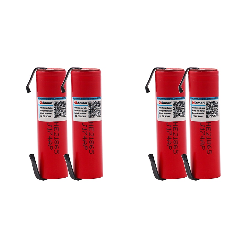 100% Origina HE2 7v 2500mah 18650 Lithium Rechargeable Battery For battery pack power tool Flashlight batteries