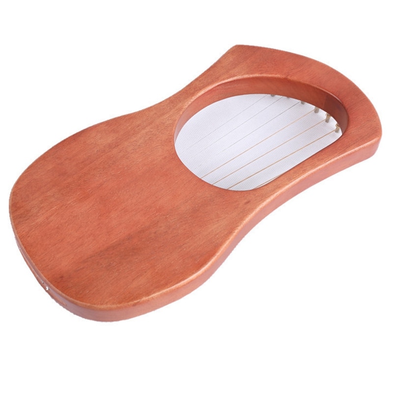 Orchestral Musical Instrument Harp Seven-Stringed Musical Instrument Liqin with Tuning Wrench